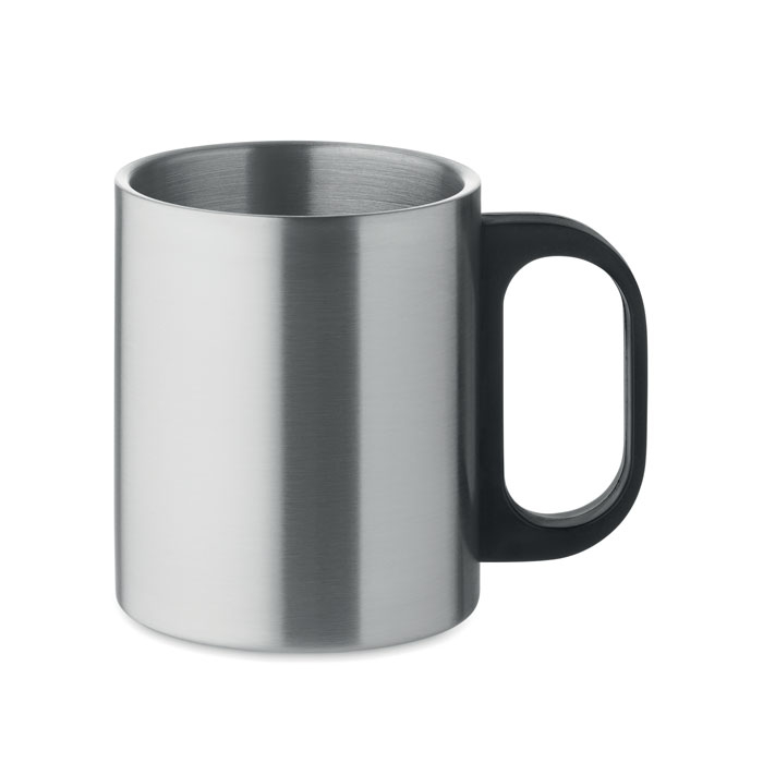 Mug double paroi promotionnel 300 ml silver mate